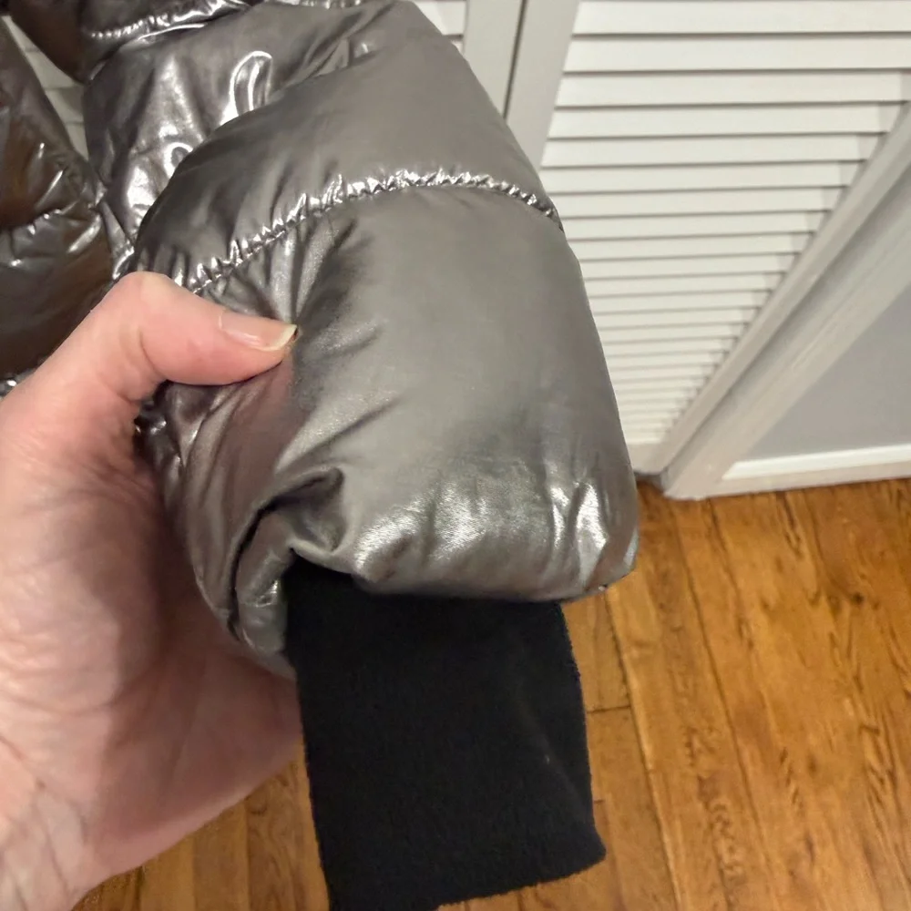 Kids Silver Puffer‎ Jacket